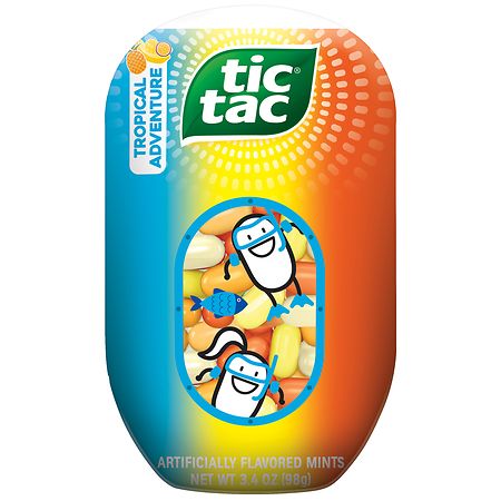 Tic Tac Mints Tropical Adventure - 3.4 oz