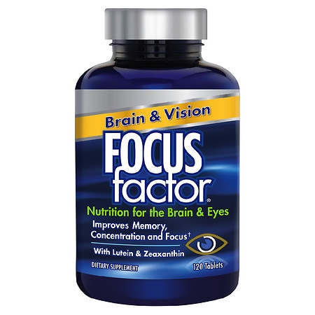 Focus Factor Brain & Vision Dietary Supplement - 120.0 ea