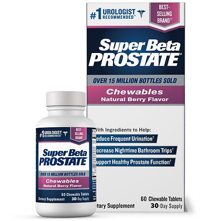 New Vitality Super Beta Prostate - Chewables - 60.0 ea