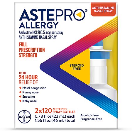 Astepro Allergy Antihistamine Nasal Spray - 0.78 fl oz x 2 pack