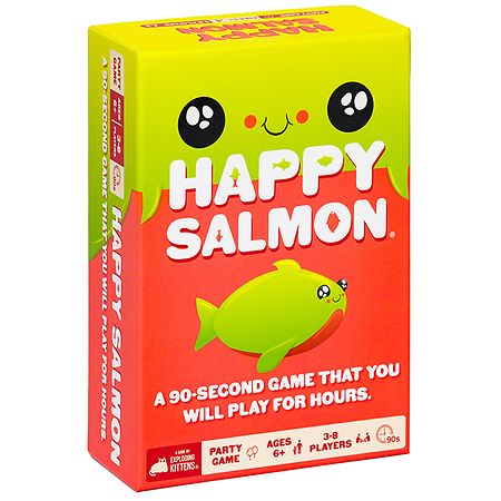Exploding Kittens Happy Salmon Card Game - 1.0 ea