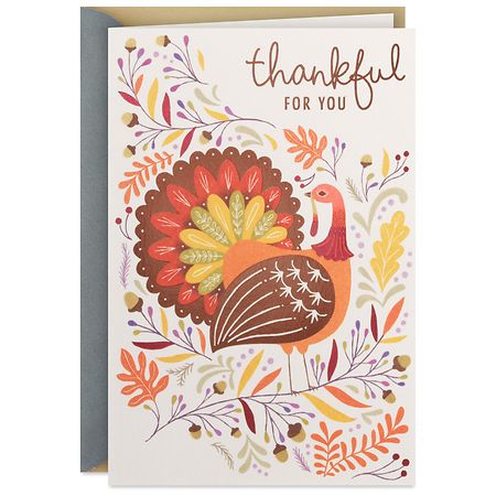 Hallmark Thanksgiving Card (So Thankful for You)(S37) - 1.0 ea