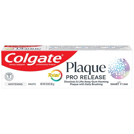Colgate Total Plaque Pro Release Whitening Mint - 3.0 oz