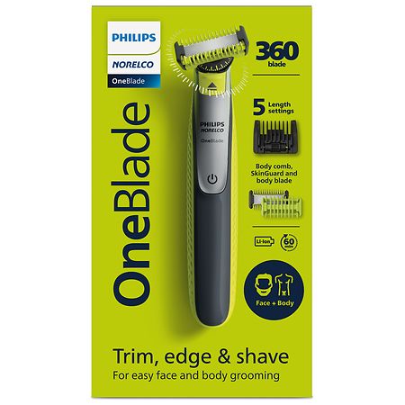 Philips Norelco OneBlade Face & Body Hybrid Electric Trimmer and Shaver QP2834/70 - 1.0 ea