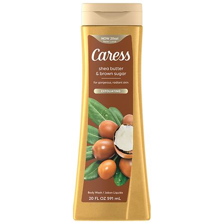 Caress Body Wash Shea Butter & Brown Sugar - 20.0 fl oz