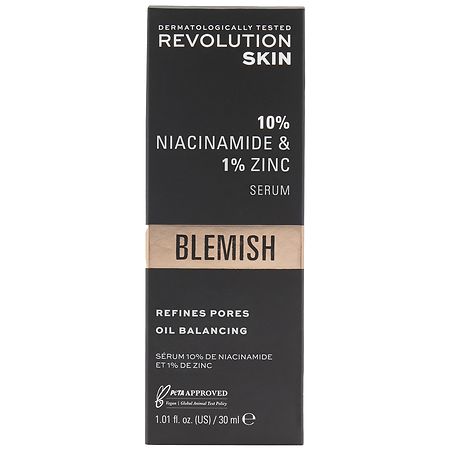 Revolution Skincare 10% Niacinamide + 1% Zinc Blemish & Pore Refining Serum - 1.01 fl oz