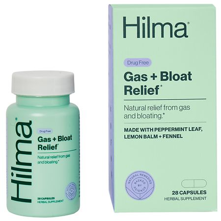Hilma Gas+Bloat Relief Capsules - 28.0 ea