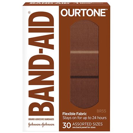 Band Aid Brand Ourtone Adhesive Bandages - 30.0 ea