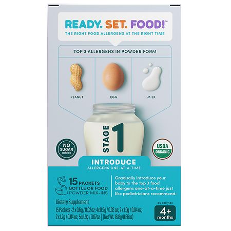 Ready, Set, Food! Stage 1 Early Allergen Introduction - 15.0 ea
