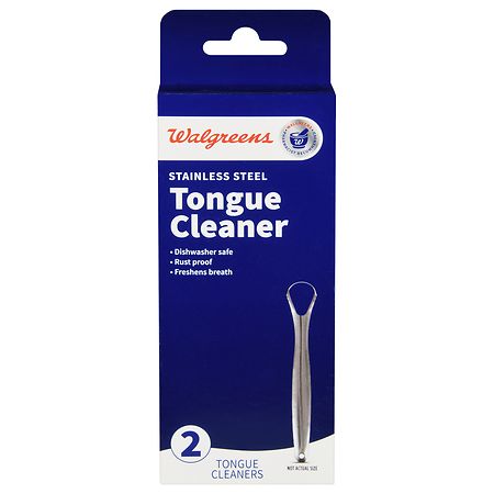 Walgreens Stainless Steel Tongue Cleaners - 2.0 ea