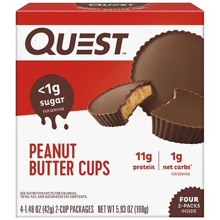 Quest Nutrition Peanut Butter Cups - 1.48 oz x 4 pack