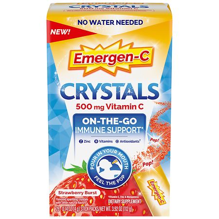 Emergen-C Immune Support Supplement 500 mg Crystals - 28.0 ea