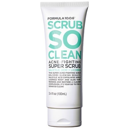 Formula 10.0.6 Scrub So Clean Acne Facial Scrub - 3.4 FL OZ