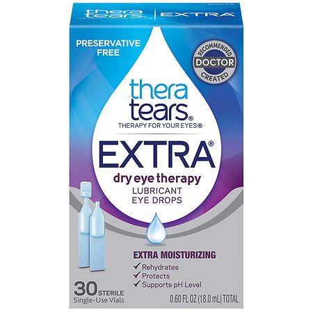 TheraTears Extra Dry Eye Therapy Preservative Free - 0.02 oz x 30 pack