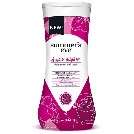 Summer's Eve Cleansing Feminine Wash Amber Nights - 15.0 fl oz