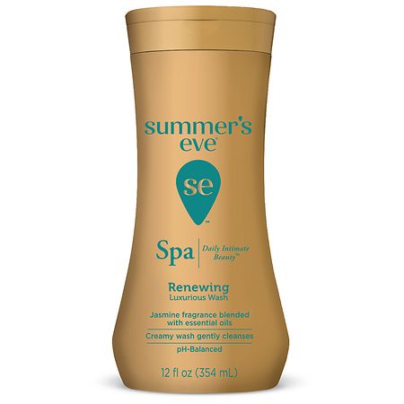 Summer's Eve Spa Daily Intimate Renewing Cleansing Feminine Wash Jasmine - 12.0 fl oz