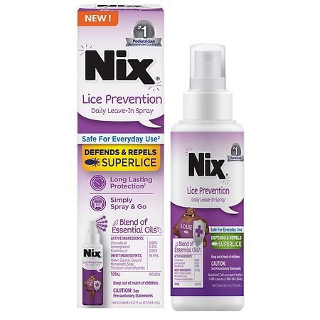 Nix Daily Lice Prevention Spray for Kids - 6.0 fl oz