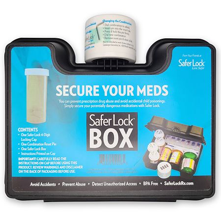 Safer Lock Medication Lock Box - 1.0 ea