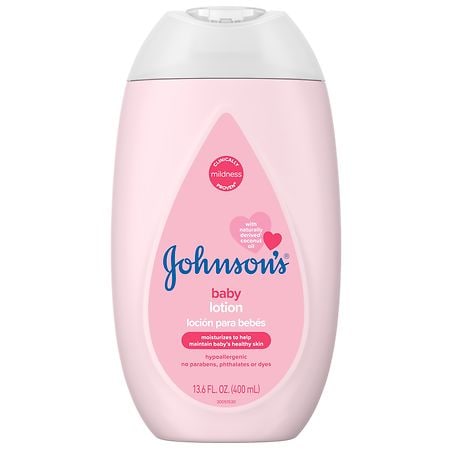 Johnson's Baby Moisturizing Pink Baby Lotion With Coconut Oil - 13.6 fl oz