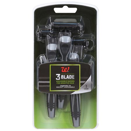 Walgreens Men's 3-Blade Disposable Razors - 3.0 ea