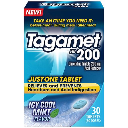 Tagamet HB 200 Cimetidine Acid Reducer and Heartburn Relief - 30.0 ea