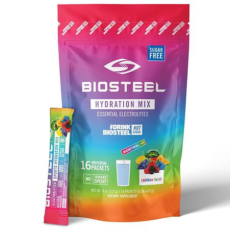 BioSteel Hydration Mix Rainbow Twist - 0.24 OZ x 16 pack