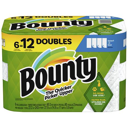 Bounty Select-A-Size Paper Towels - 90.0 ea x 6 pack
