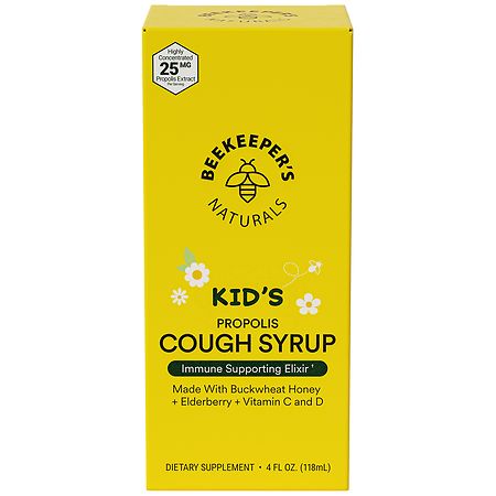 Beekeeper's Naturals Kid's Daytime Propolis Cough Syrup - 4.0 fl oz