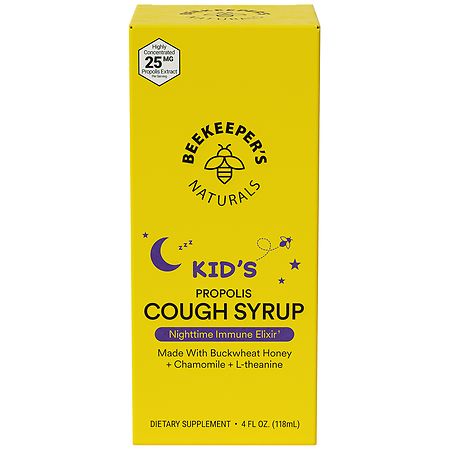 Beekeeper's Naturals Kid's Nighttime Propolis Cough Syrup - 4.0 fl oz