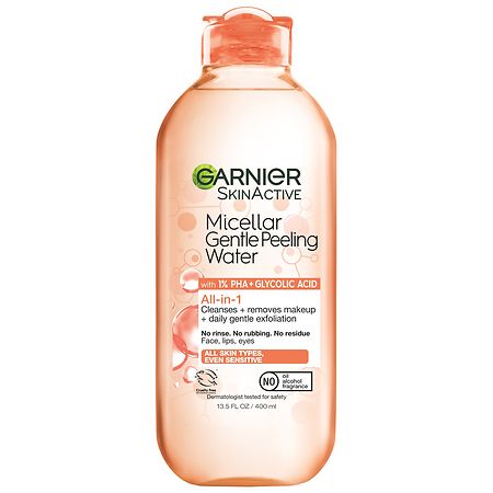Garnier Micellar Gentle Peeling Water with PHA & Glycolic Acid - 13.5 fl oz