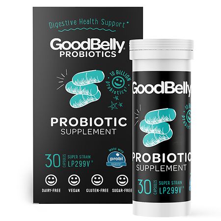 GoodBelly Probiotics Digestive Health Capsules - 30.0 EA
