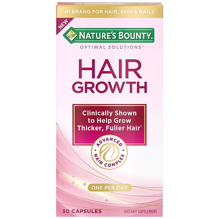 Nature's Bounty Optimal Solutions Hair Growth Supplement Capsules - 30.0 ea