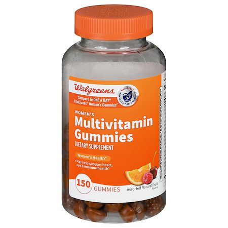 Walgreens Women's Multivitamin Gummies Assorted Natural Fruit - 150.0 ea