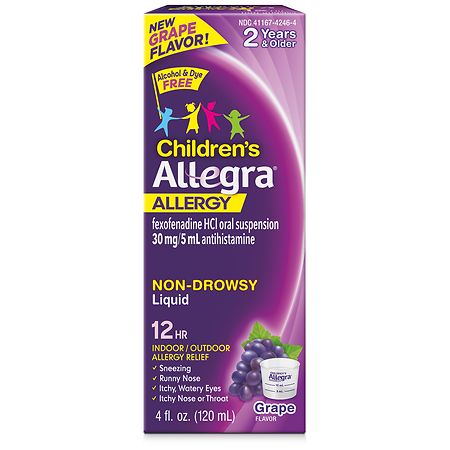 Allegra Children's 12 Hour Non-Drowsy Antihistamine Liquid - 4.0 fl oz