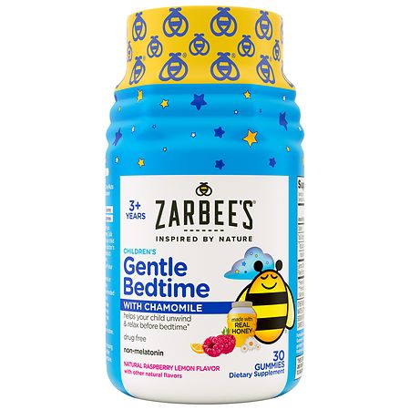 Zarbee's Gentle Bedtime Gummies Raspberry Lemon - 30.0 ea