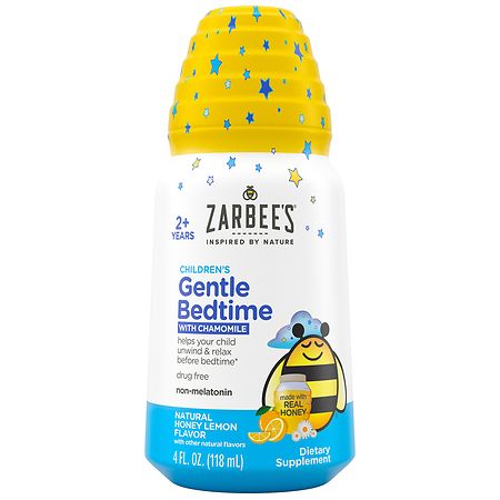 Zarbee's Gentle Bedtime Liquid Honey Lemon - 4.0 FL OZ