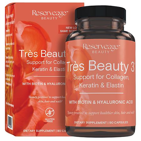 ReserveAge Nutrition Tres Beauty 3, Capsules - 90.0 ea