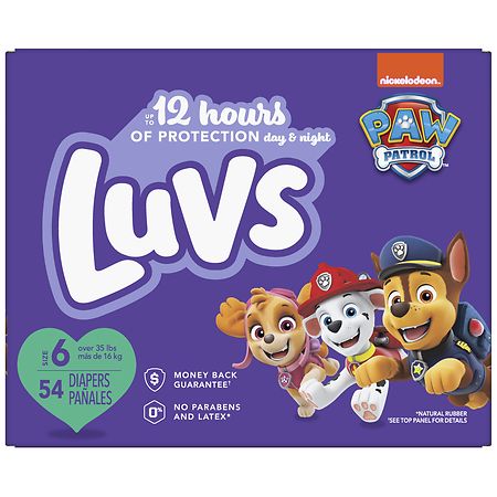 Luvs Pro Level Leak Protection Diapers - Size 6 (ct 54) 54.0 ea