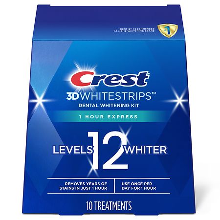 Crest 3D Whitestrips 1-Hour Express Teeth Whitening Kit - 10.0 ea