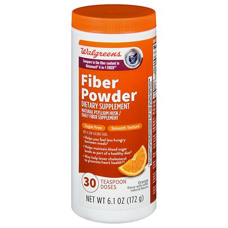 Walgreens Fiber Powder Orange - 6.1 OZ