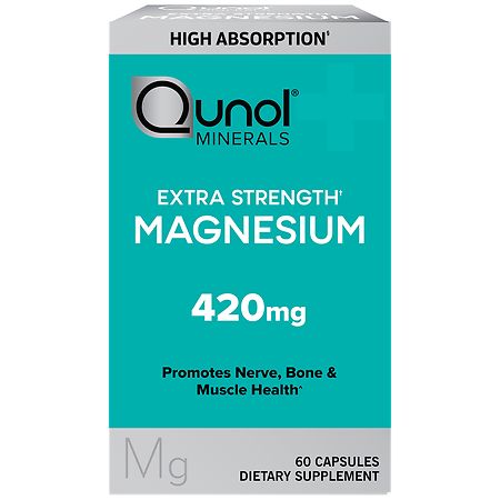 Qunol Minerals Extra Strength Magnesium 420 mg Softgels - 60.0 ea