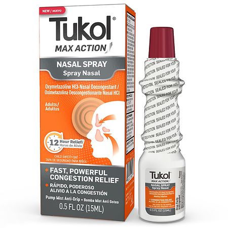 Tukol Max Action Nasal Spray - 0.5 fl oz