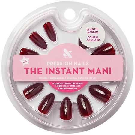 Olive & June The Instant Mani Press-On Nails Obsessed - Almond Medium 1.0 set