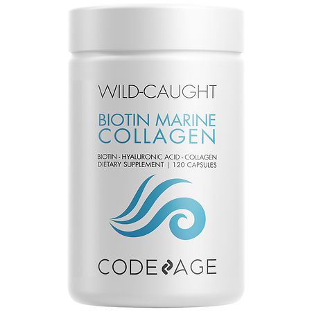 Codeage Biotin Marine Collagen Capsules - 120.0 ea
