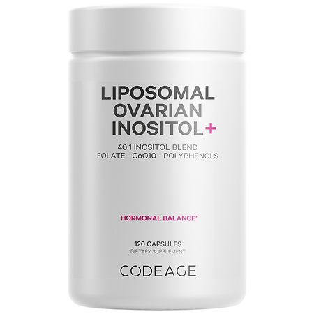 Codeage Liposomal Ovarian Inositol Hormonal Balance - 120.0 ea
