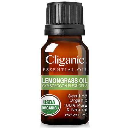 Cliganic Organic Lemongrass Oil - 10.0 ml