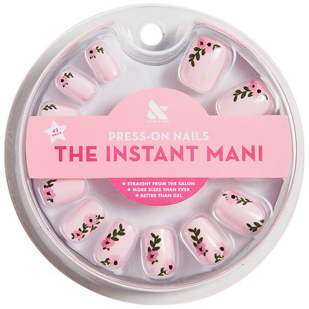 Olive & June The Instant Mani Press-On Nails Wild Bouquets - Squoval Short 1.0 set