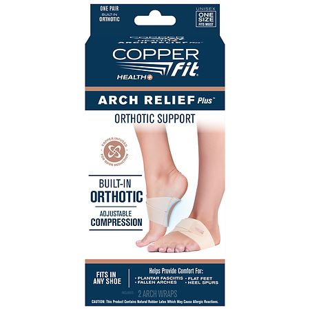 Copper Fit Arch Relief + Orthotic Support One Size - 1.0 pr