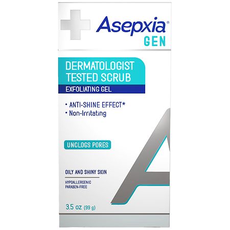 Asepxia GEN Facial Exfoliating Scrub Gel - 3.5 oz
