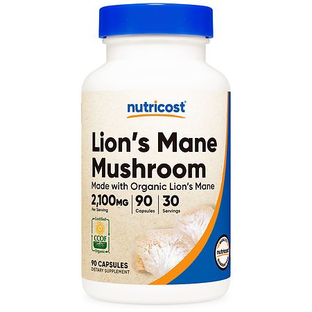 Nutricost Lion's Mane (MWO) 1650 mg - 90.0 EA